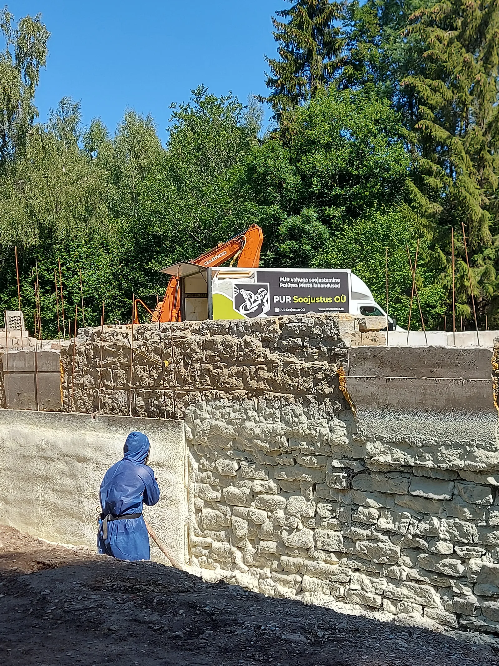 PUR soojustus – eramaja katus, Tallinn